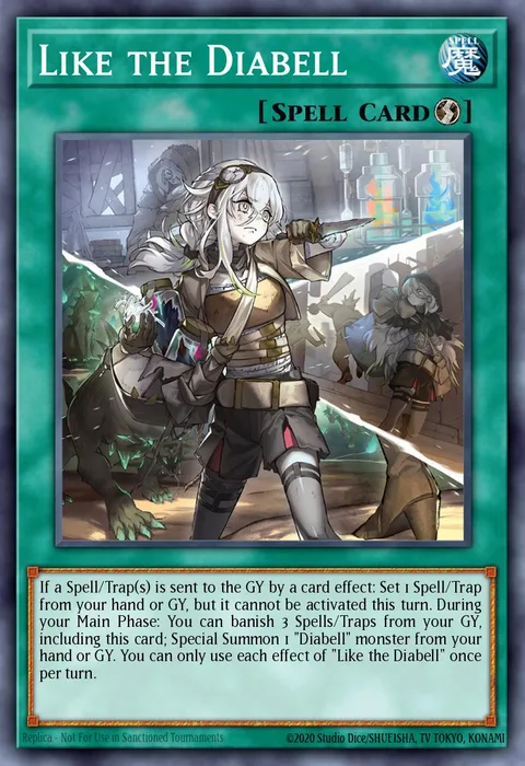 Like the Diabell trading card
