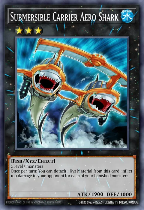 Submersible Carrier Aero Shark trading card
