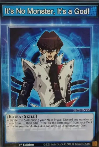 It's No Monster, It's a God! trading card