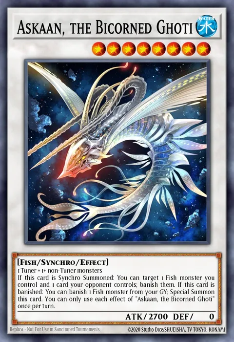 Askaan, the Bicorned Ghoti trading card