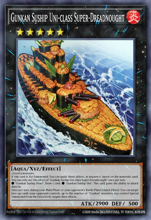 Gunkan Suship Uni-class Super-Dreadnought trading card