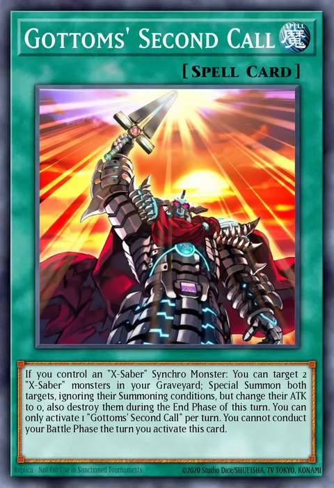 Gottoms' Second Call trading card