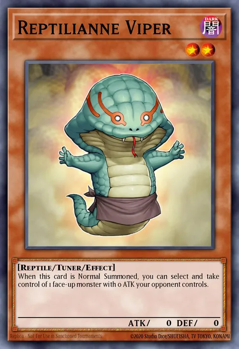 Reptilianne Viper trading card
