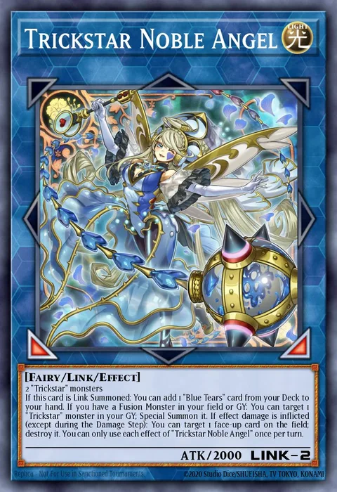 Trickstar Noble Angel trading card