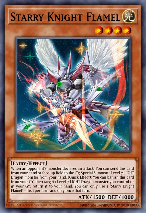 Starry Knight Flamel trading card