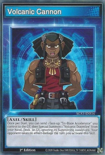 Volcanic Cannon trading card