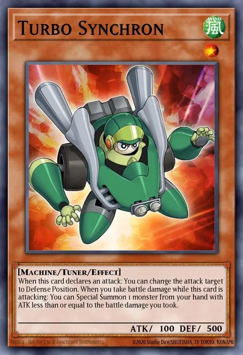 Turbo Synchron trading card
