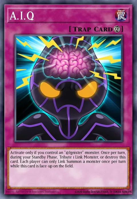 A.I.Q trading card