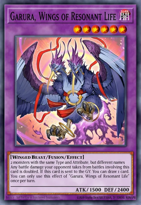 Garura, Wings of Resonant Life trading card