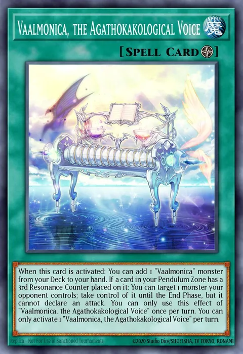 Vaalmonica, the Agathokakological Voice trading card
