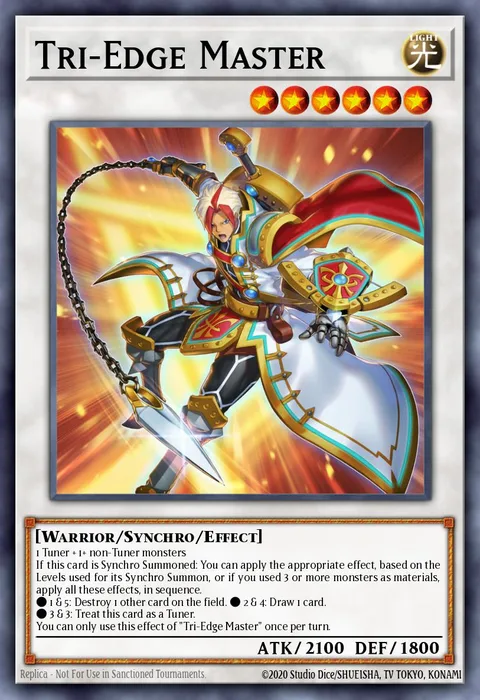 Tri-Edge Master trading card