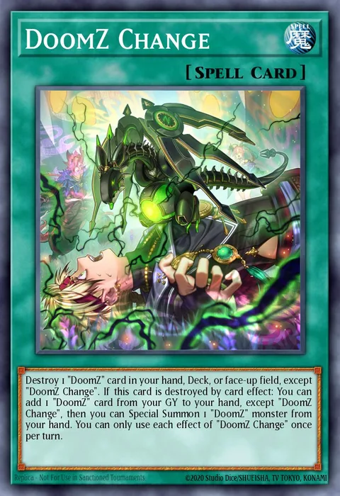 DoomZ Change trading card