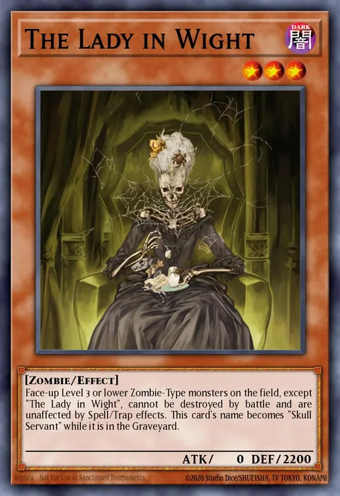 The Lady in Wight trading card