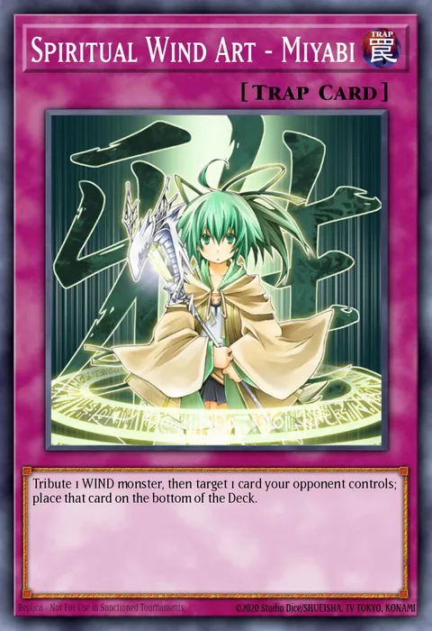 Spiritual Wind Art - Miyabi trading card