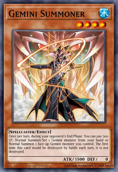 Gemini Summoner trading card