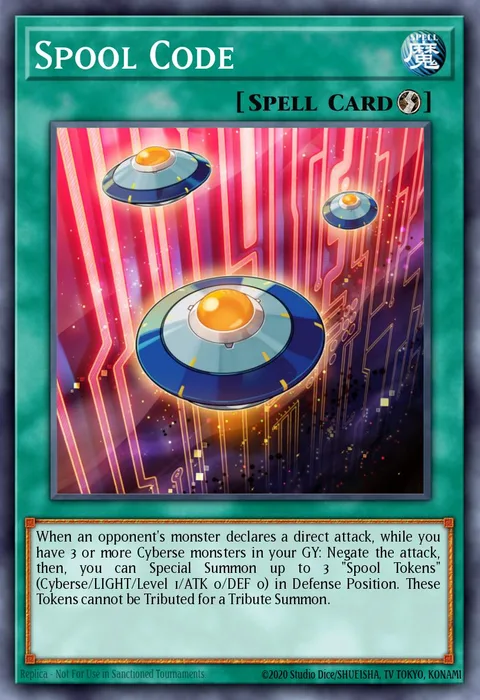 Spool Code trading card