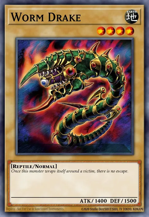 Worm Drake trading card
