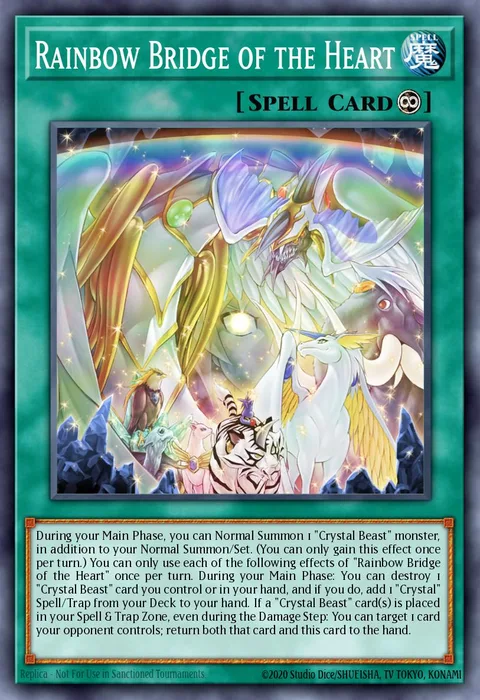 Rainbow Bridge of the Heart trading card