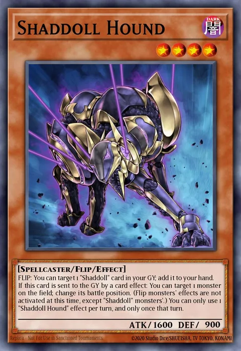 Shaddoll Hound trading card