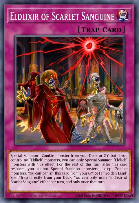 Eldlixir of Scarlet Sanguine trading card
