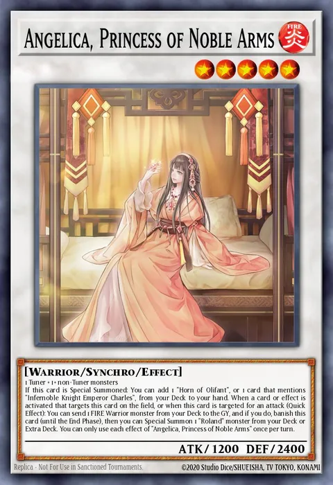 Angelica, Princess of Noble Arms trading card