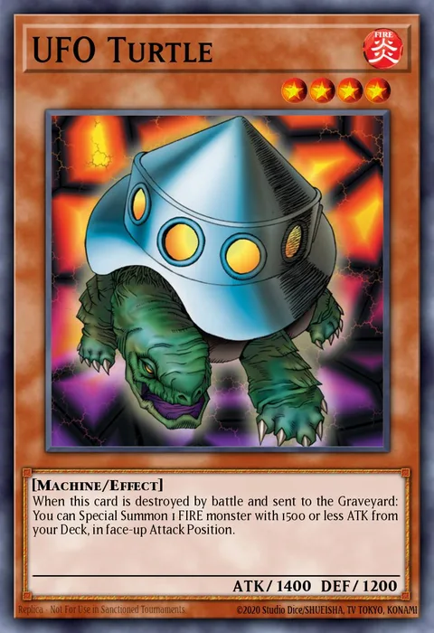 UFO Turtle trading card