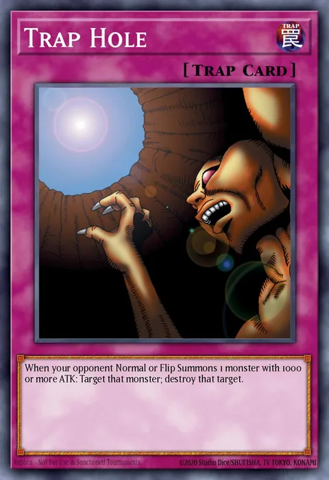 Trap Hole trading card