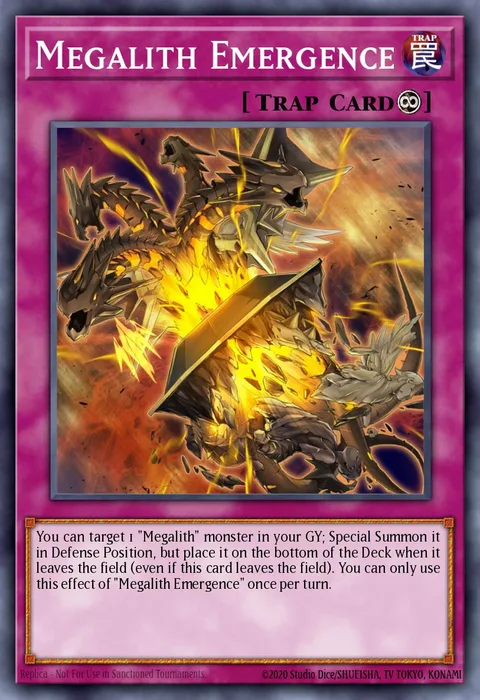 Megalith Emergence trading card