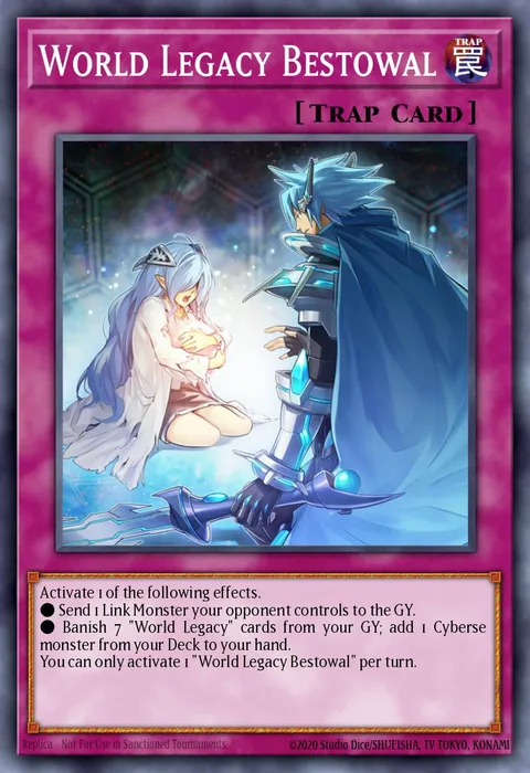 World Legacy Bestowal trading card