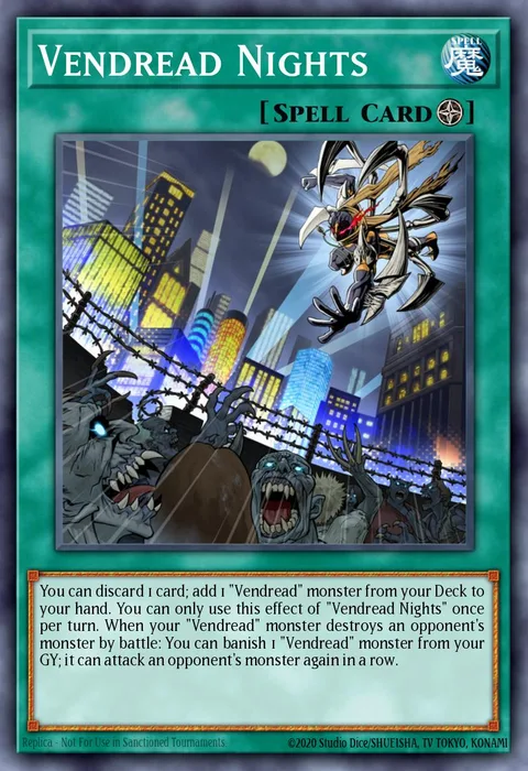 Vendread Nights trading card