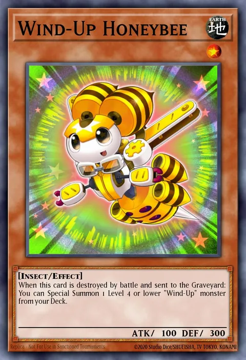 Wind-Up Honeybee trading card