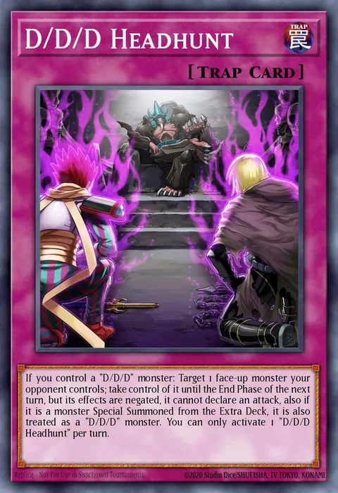 D/D/D Headhunt trading card