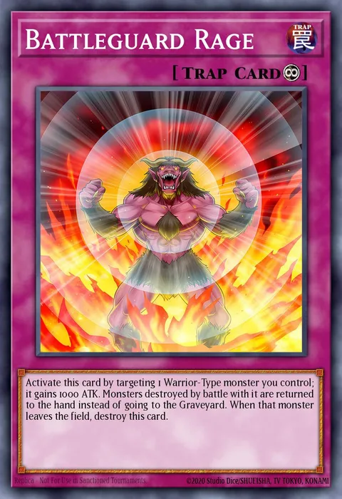 Battleguard Rage trading card