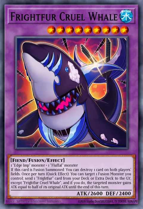 Frightfur Cruel Whale trading card