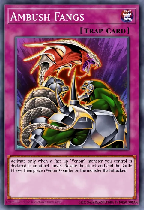 Ambush Fangs trading card