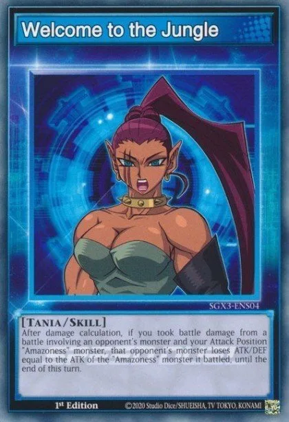 Welcome to the Jungle trading card