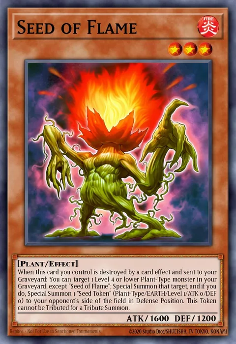 Seed of Flame trading card