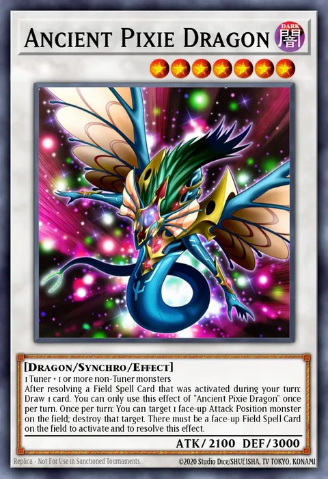 Ancient Pixie Dragon trading card