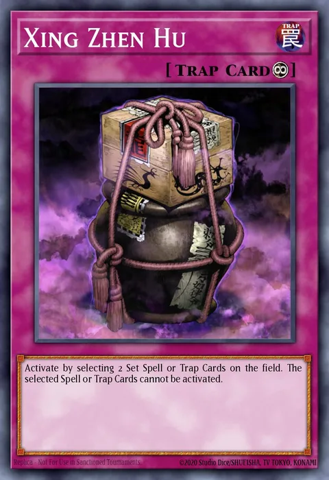 Xing Zhen Hu trading card