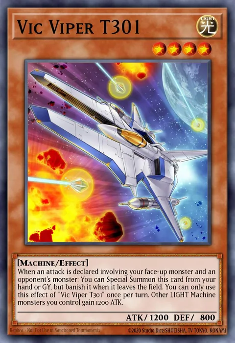Vic Viper T301 trading card