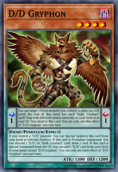 D/D Gryphon trading card
