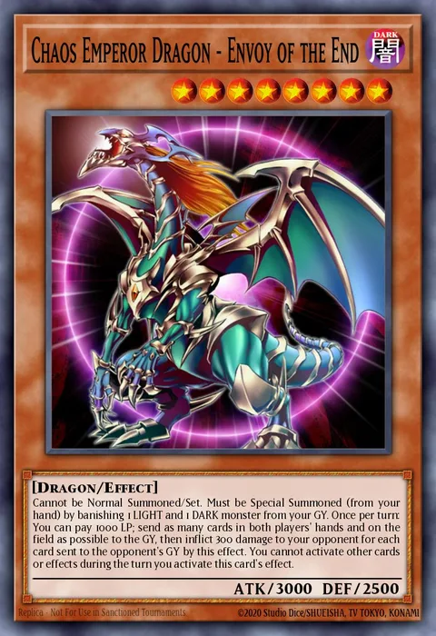 Chaos Emperor Dragon - Envoy of the End trading card