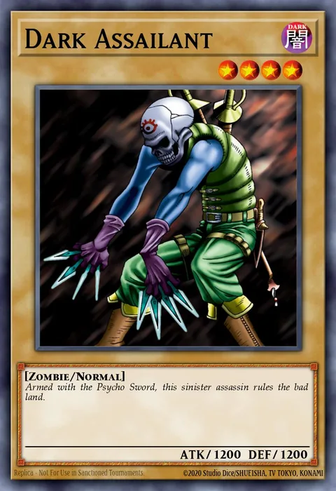 Dark Assailant trading card