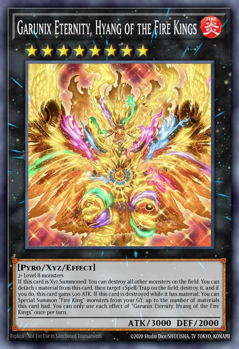 Garunix Eternity, Hyang of the Fire Kings trading card