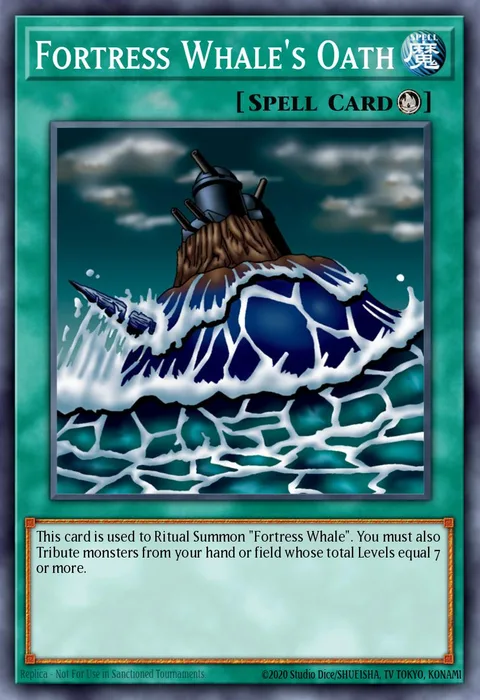 Fortress Whale's Oath trading card