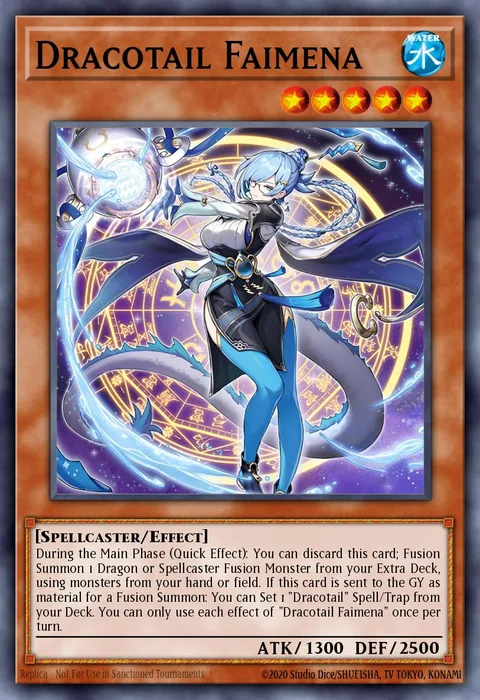 Dracotail Faimena trading card