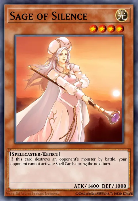 Sage of Silence trading card