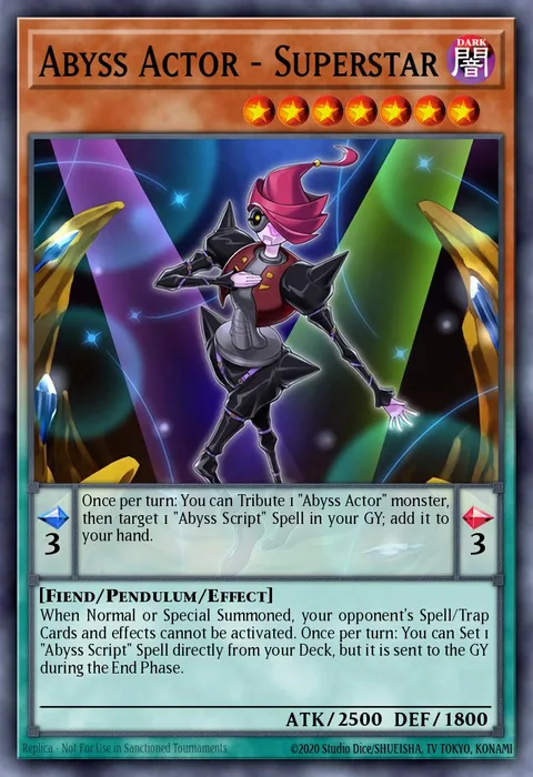 Abyss Actor - Superstar trading card