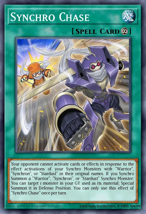 Synchro Chase trading card