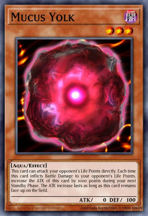 Mucus Yolk trading card